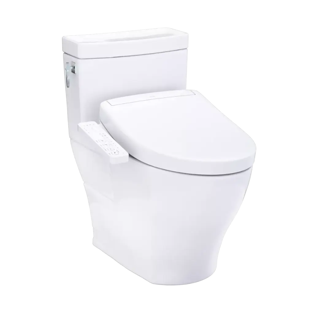TOTO MW6263346CEFG#01 Aimes Washlet+ S2 One Piece Toilet Cotton
