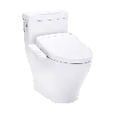TOTO MW6263346CEFG#01 Aimes Washlet+ S2 One Piece Toilet Cotton
