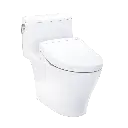 TOTO MW6423446CEFG#01 Nexus Washlet+ S5 One Piece Toilet Cotton