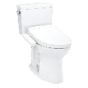 TOTO MW7763346CSFG#01 Drake Washlet+ S2 Two Piece Toilet Cotton