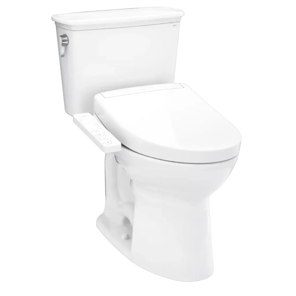 TOTO MW7863346CEG#01 Drake Transitional Washlet+ S2 Two Piece Toilet Cotton