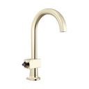 Brizo 61022LF-PNLHP Bar Faucet With Arc Spout Less Handle Brilliance Polished Nickel