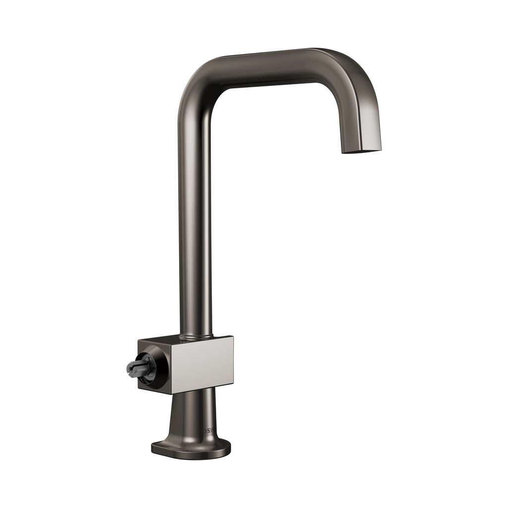 Brizo 61023LF-BNXLHP Bar Faucet With Square Spout Less Handle Brilliance Black Onyx