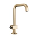Brizo 61023LF-GLLHP Bar Faucet With Square Spout Less Handle Brilliance Luxe Gold