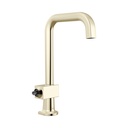 Brizo 61023LF-PNLHP Bar Faucet With Square Spout Less Handle Brilliance Polished Nickel
