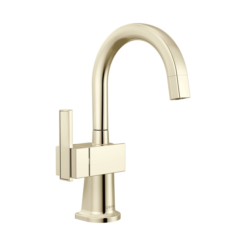 Brizo 61322LF-C-PN Beverage Faucet With Arc Spout Brilliance Polished Nickel