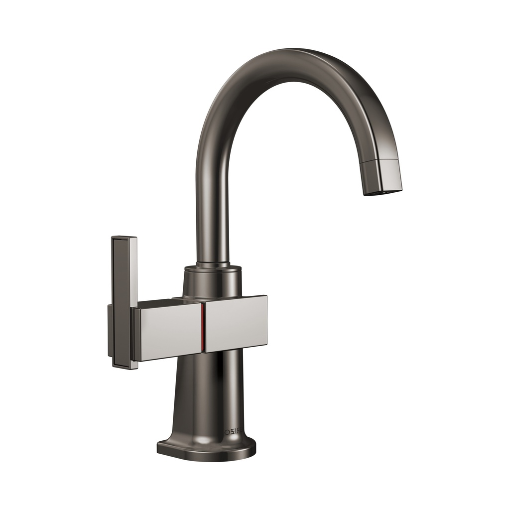 Brizo 61322LF-H-BNX Instant Hot Faucet With Arc Spout Brilliance Black Onyx
