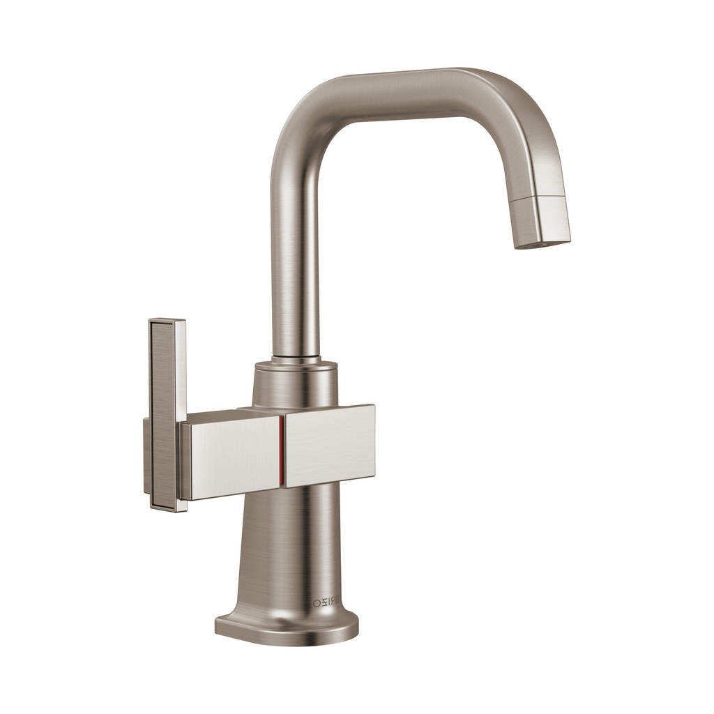 Brizo 61323LF-H-SS Instant Hot Faucet With Square Spout Brilliance Stainless