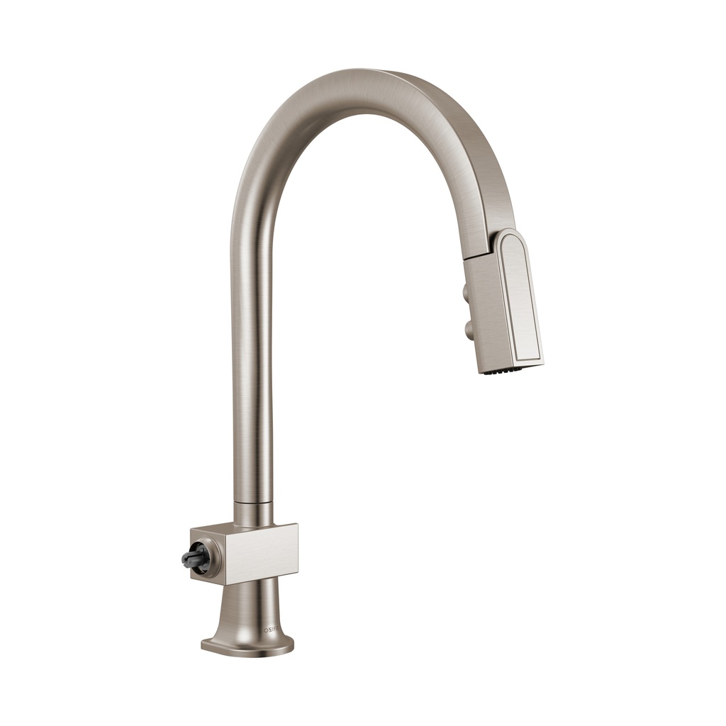 Brizo 63022LF-SSLHP Pull-Down Faucet With Arc Spout Less Handle Brilliance Stainless