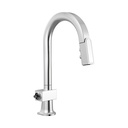 Brizo 63922LF-PCLHP Pull-Down Prep Faucet With Arc Spout Less Handle Polished Chrome