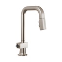 Brizo 63923LF-SSLHP Pull-Down Prep Faucet With Square Spout Less Handle Brilliance Stainless