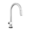 Brizo 64022LF-PCLHP Smarttouch Pull-Down Faucet With Arc Spout Less Handle Polished Chrome