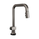 Brizo 64023LF-BNXLHP Smarttouch Pull-Down Faucet With Square Spout Less Handle Brilliance Black Onyx