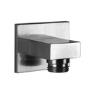 Gessi 26669 Rettangolo Wall Elbow With Backplate Chrome