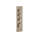 Aquabrass SR3392BN Alpha Square Trim Set T12003 Valve Brushed Nickel