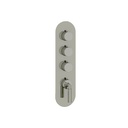 Aquabrass R3348PN Aria Round Trim Set T12003 Valve Polished Nickel