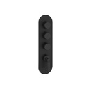 Aquabrass R3348BK Aria Round Trim Set T12003 Valve Black