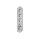 Aquabrass R3348PC Aria Round Trim Set T12003 Valve Polished Chrome