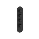 Aquabrass R3367BK C67 Round Trim Set T12003 Valve Black