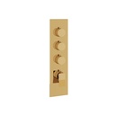 Aquabrass SR3319PGD Chicane Square Trim Set T12003 Valve Polished Gold