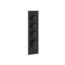 Aquabrass SR3319BK Chicane Square Trim Set T12003 Valve Black