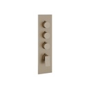 Aquabrass SR3319BN Chicane Square Trim Set T12003 Valve Brushed Nickel