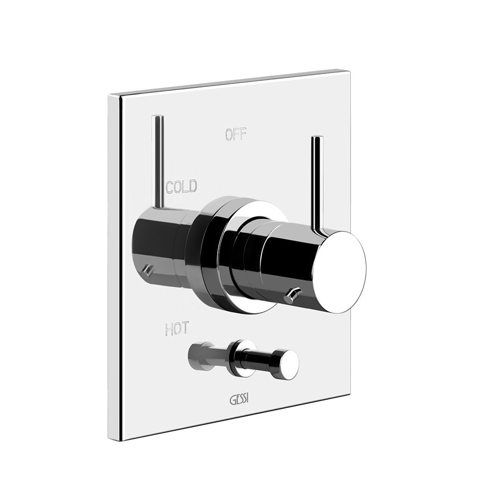 Gessi 29674 Emporio Pressure Balance With Two Way Diverter Chrome