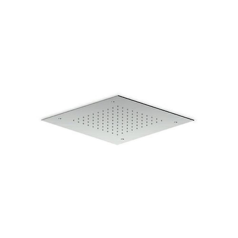 Zucchetti Z94227 16 15/16" X 16 15/16" Ceiling Mounted Stainless Steel Rain Head Chrome