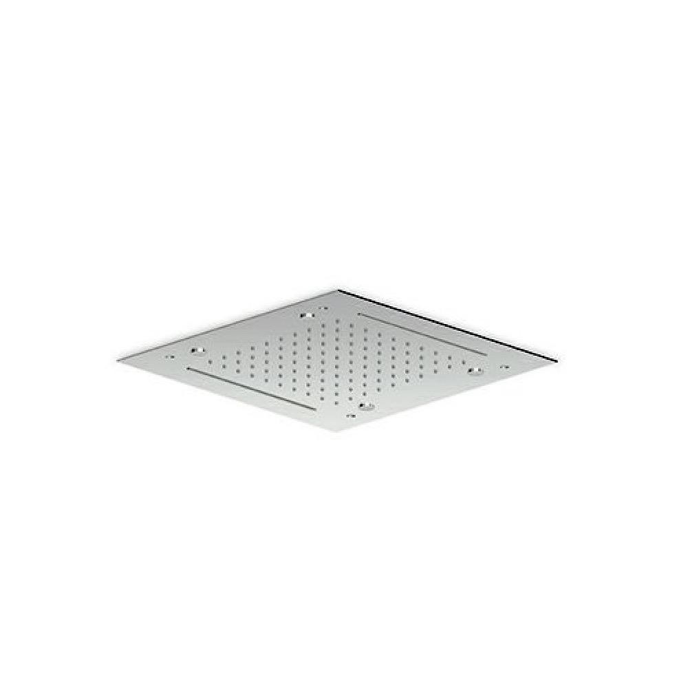 Zucchetti Z94229 16 15/16&quot; X 16 15/16&quot; Ceiling Mounted Stainless Steel Multifunction System Chrome