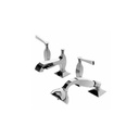 Zucchetti ZB2441.1950 Bellagio Four Hole Bath Mixer Pull Out Chrome