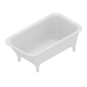 KOS 1MP204BI.1900 Morphing Collection Free Standing Bathtub White