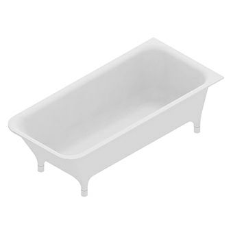 KOS 1MP302BI.1900 Morphing Collection Free Standing Bathtub White