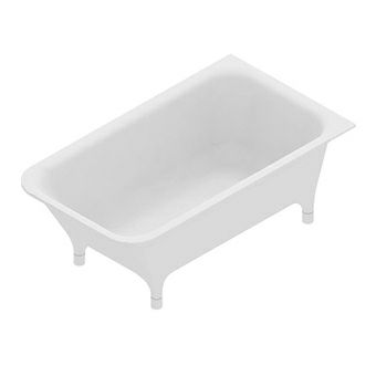 KOS 1MP305BI.1900 Morphing Collection Free Standing Bathtub White
