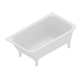 KOS 1MP306BI.1900 Morphing Collection Free Standing Bathtub White