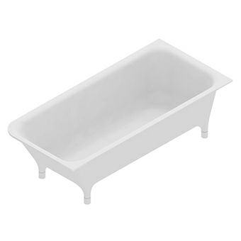 KOS 1MP403BI.1900 Morphing Collection Free Standing Bathtub White