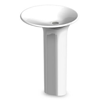 KOS 7L051BICR.1900 Lab Free Standing Washbasin White