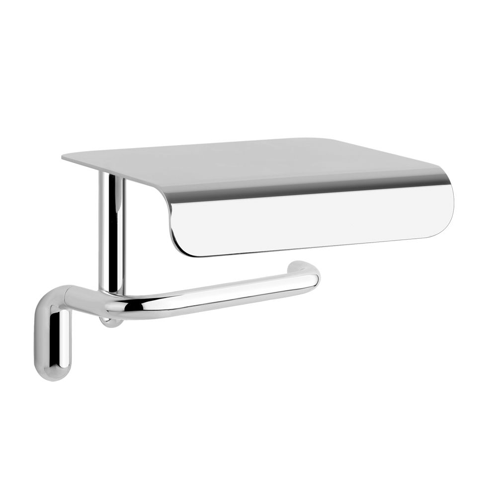 Gessi 38049 Goccia Wall Mounted Tissue Holder With Cover Chrome