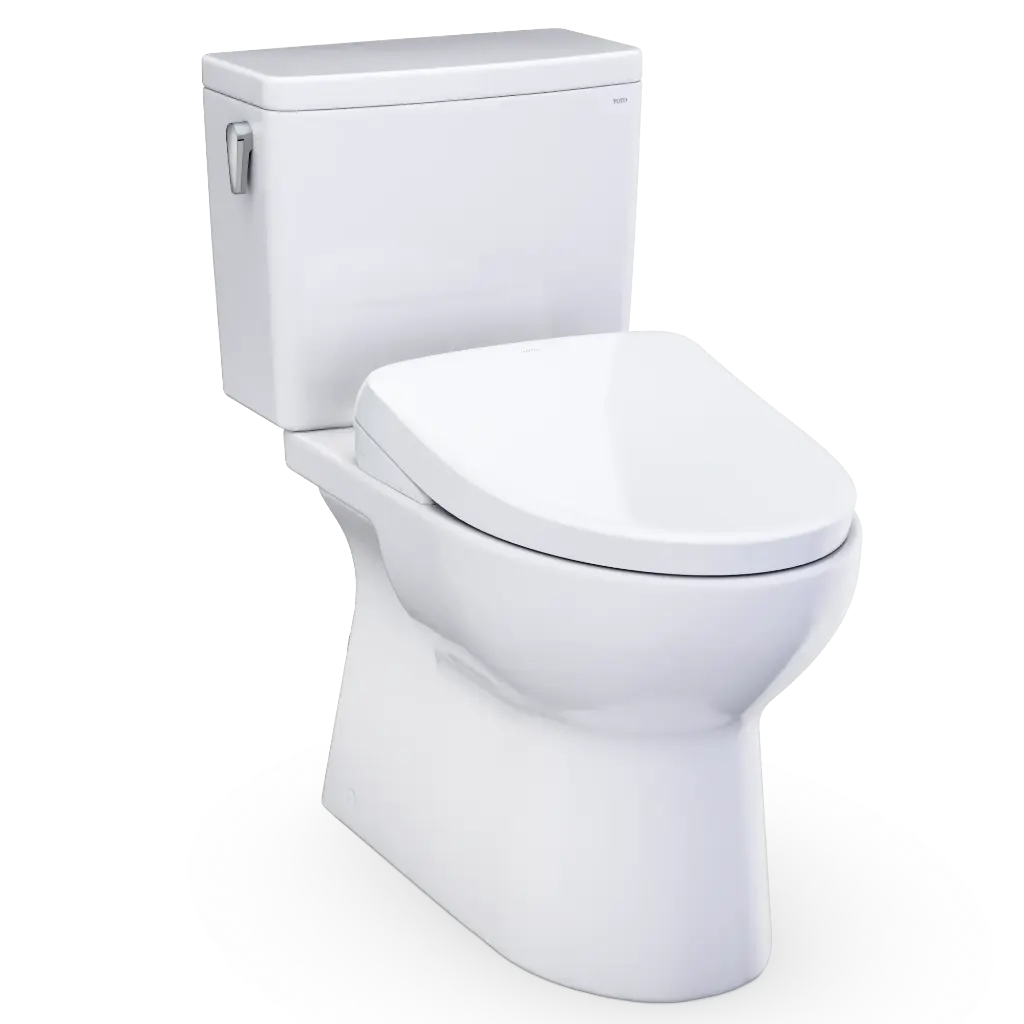 TOTO MW4724736CEFGA#01 Glaston Washlet+ Two Piece Toilet Cotton