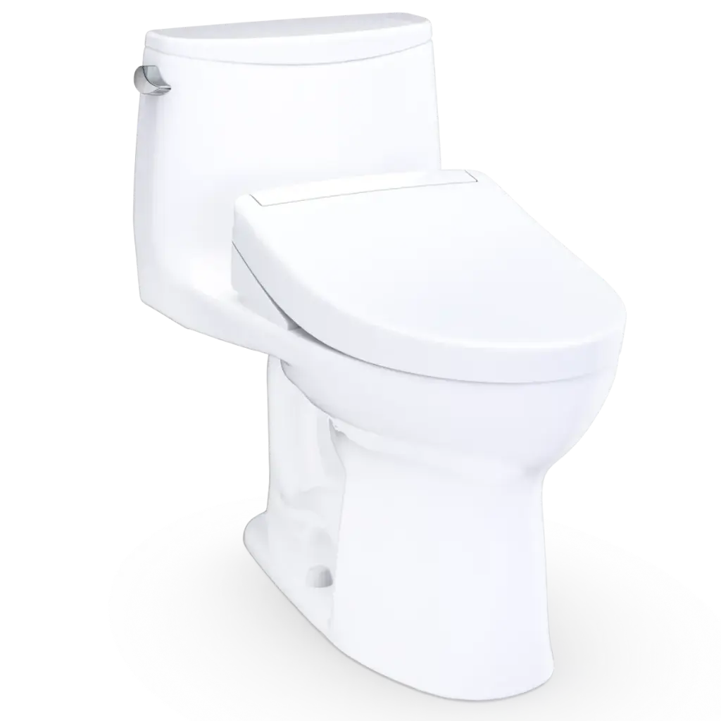 TOTO MW6083446CSFG#01 Ultramax Washlet+ 1.6 GPF One Piece Toilet Cotton