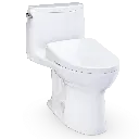 TOTO MW6084726CSFG#01 Ultramax Washlet+ One Piece Toilet Cotton