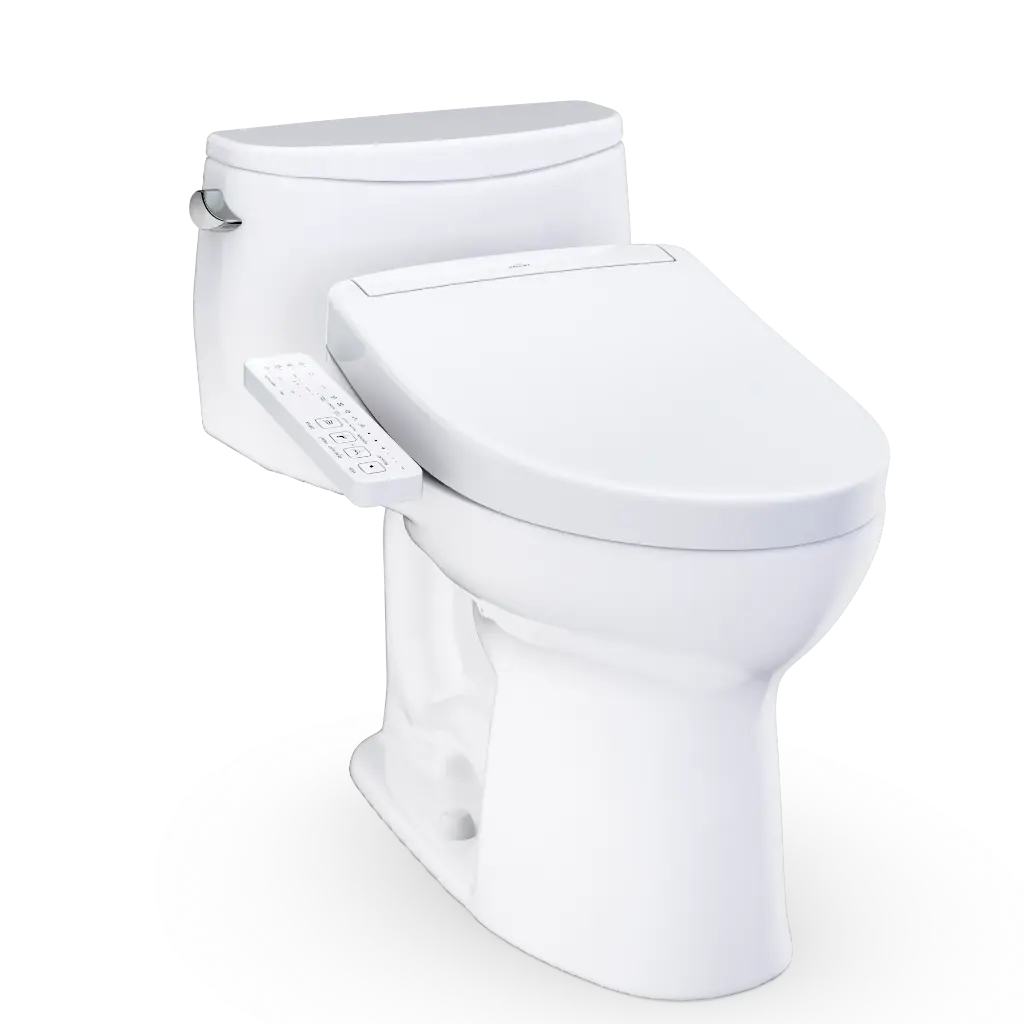 TOTO MW6183346CEFG#01 Ultramax Washlet+ Low Profile One Piece Toilet Cotton