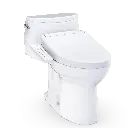TOTO MW6183346CEFG#01 Ultramax Washlet+ Low Profile One Piece Toilet Cotton