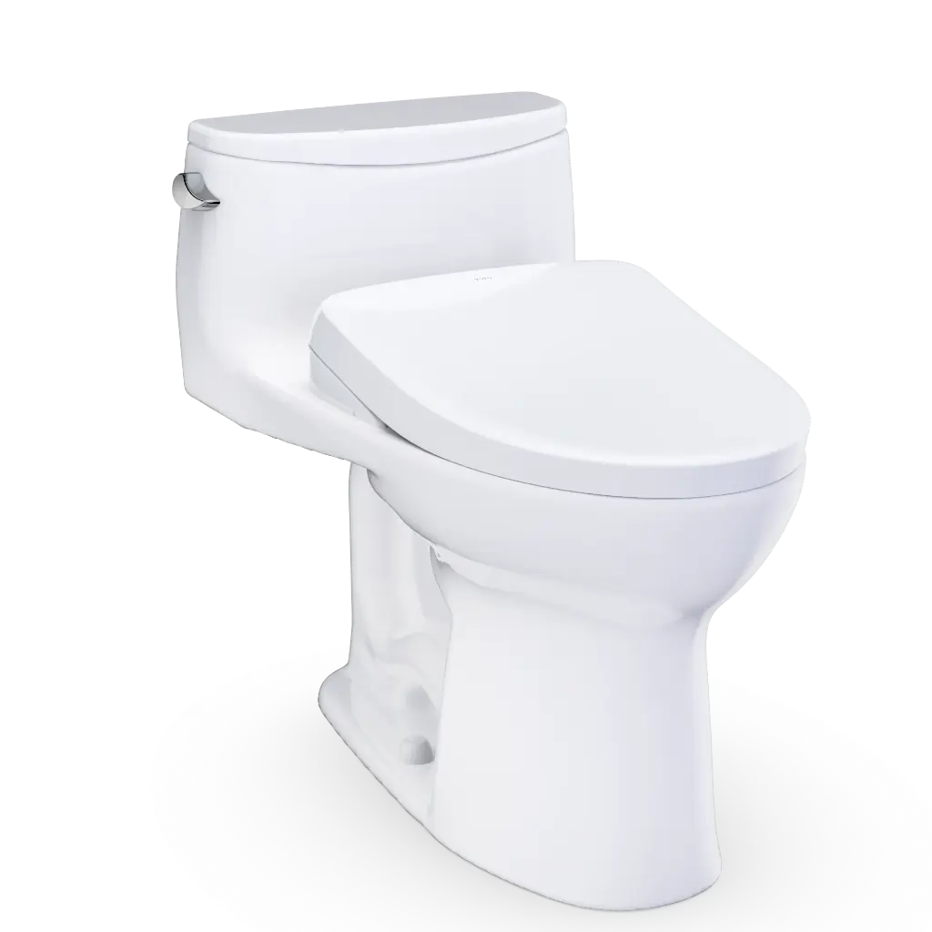 TOTO MW6184726CEFG#01 Ultramax Washlet+ Low Profile One Piece Toilet Cotton