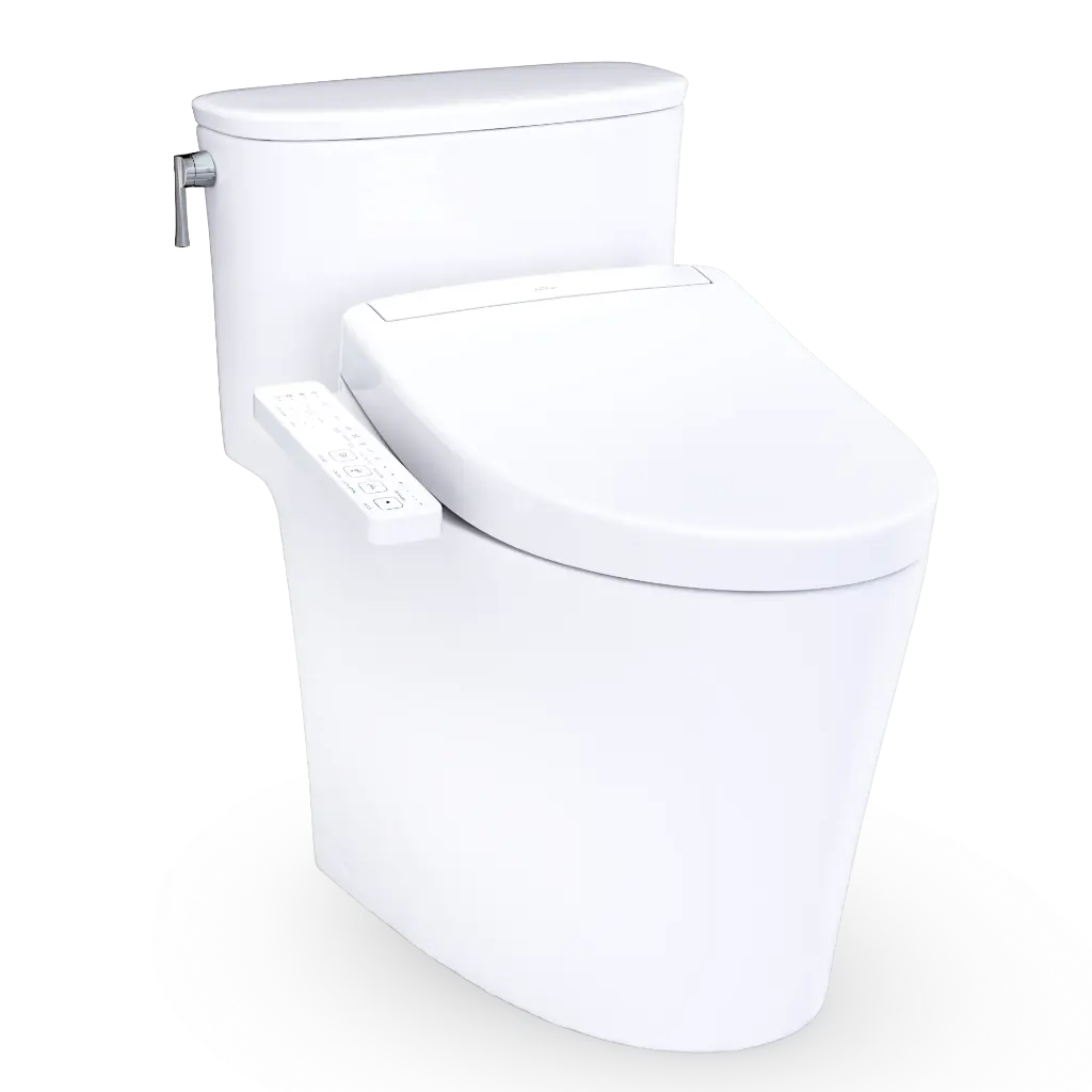 TOTO MW6863346CEFG#01 Aurora Washlet+ S2 One Piece Toilet Cotton