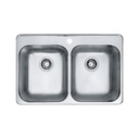 Kindred RDL2031-1 Reginox Tm 20G Ss Dbl 1 Hole