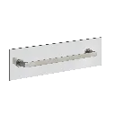 Gessi 38918#149 Glass Shower Door Pull Finox Brushed Nickel