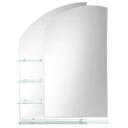 Laloo H00164 Double Layered Mirror With Shelves