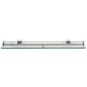 Laloo K9387C Karre II Single Glass Shelf Chrome