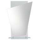 Laloo M00198 Angled Mirror Clear Rectangle Glass