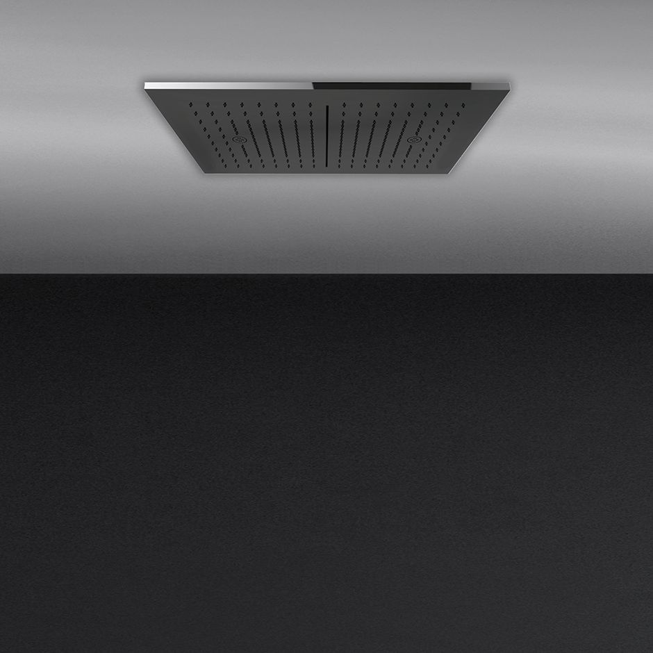 Gessi 57811 12X19-7/8 Multifunction System For False Ceiling Mirror Steel